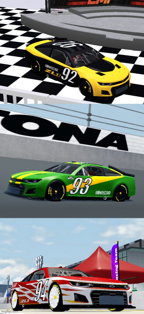 cool fact that's still unecessary: Finklea Motors (James' race car company) has a 3-car NASCAR team, numbers and drivers listed  | made w/ Imgflip meme maker