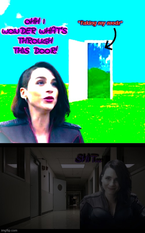 Don't go through the door | made w/ Imgflip meme maker