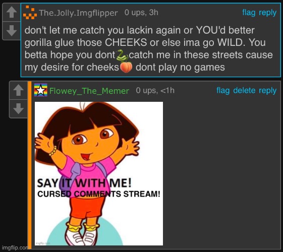 I don’t even know at this point | image tagged in dora the explorer,cursed | made w/ Imgflip meme maker