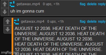 getawax cum | image tagged in getawax cum | made w/ Imgflip meme maker