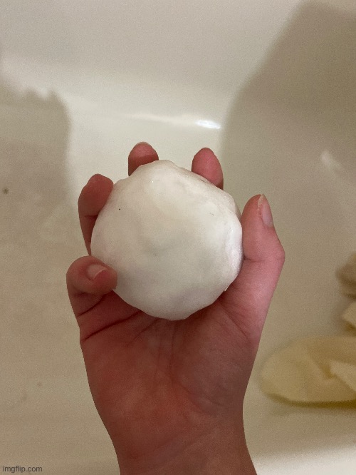 anyways look at this snowball i made earlier | made w/ Imgflip meme maker