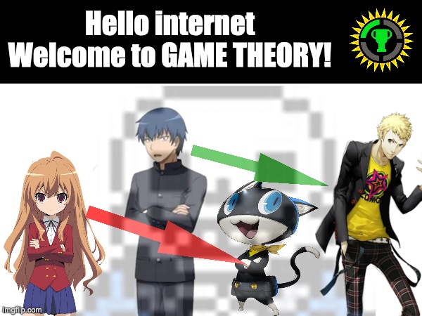 You'll never see it, COMIIIIIINNG | Hello internet Welcome to GAME THEORY! | image tagged in anime,video games | made w/ Imgflip meme maker