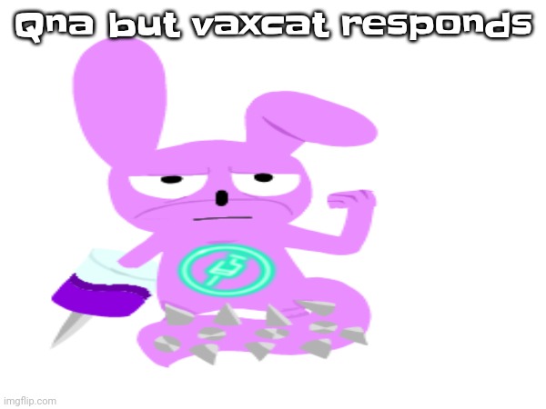 Qna but vaxcat responds | made w/ Imgflip meme maker