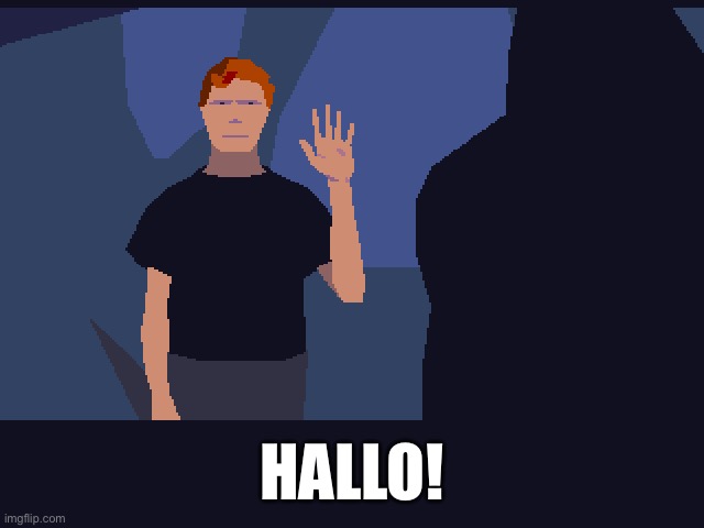 Lester castle from Out Of This World says hello | HALLO! | image tagged in random | made w/ Imgflip meme maker