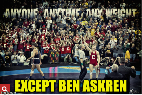 EXCEPT BEN ASKREN | made w/ Imgflip meme maker