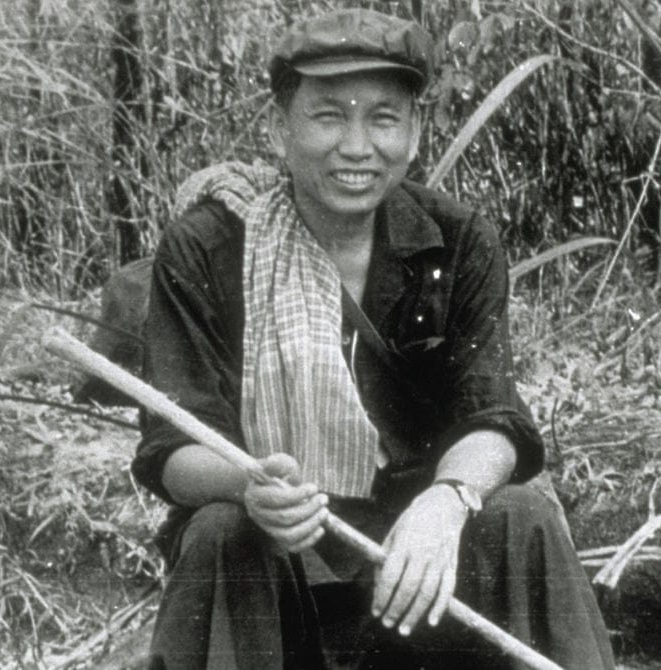 Pol Pot in outdoor Blank Meme Template