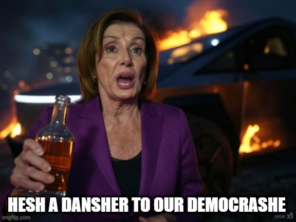 HESH A DANSHER TO OUR DEMOCRASHE | made w/ Imgflip meme maker