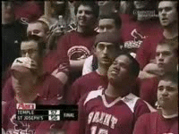 Angry St. Joe's Fan | image tagged in gifs | made w/ Imgflip video-to-gif maker