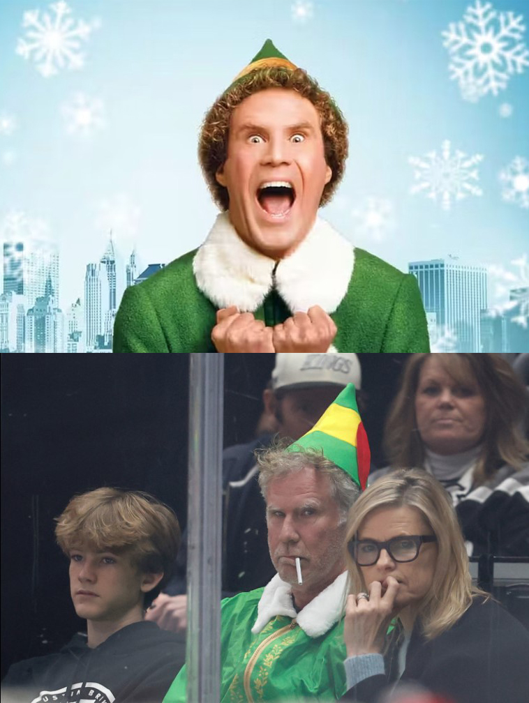 Elf before and after Blank Meme Template