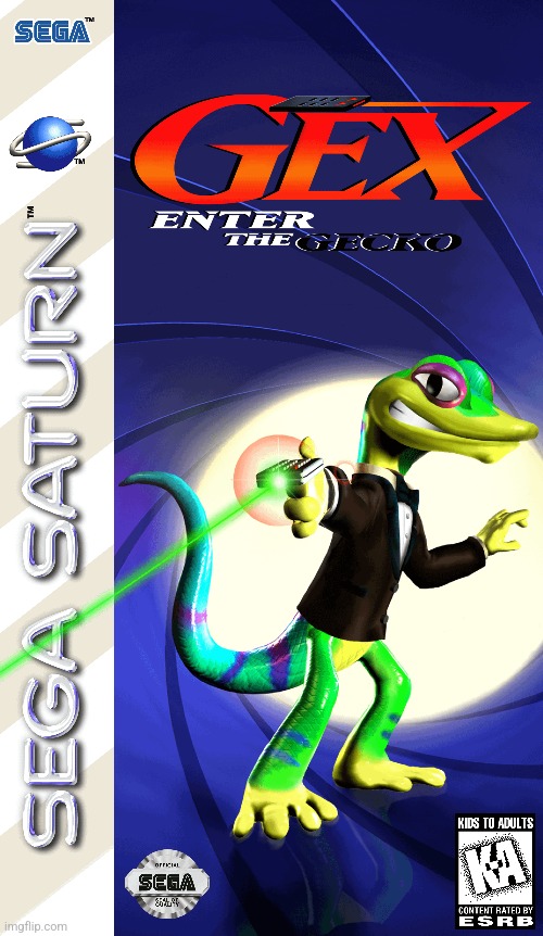 Gex | image tagged in gex,sega,no context | made w/ Imgflip meme maker