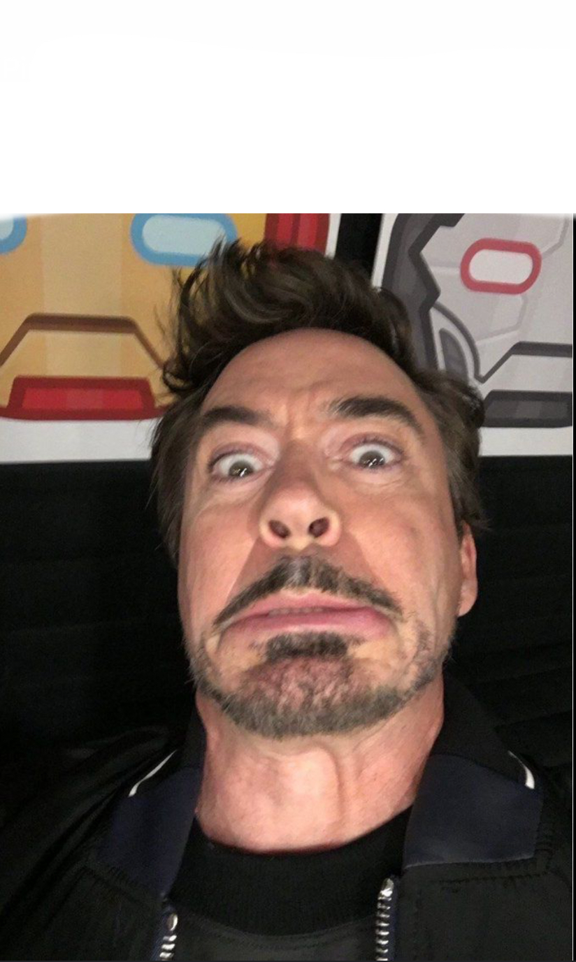 Iron man Blank Meme Template