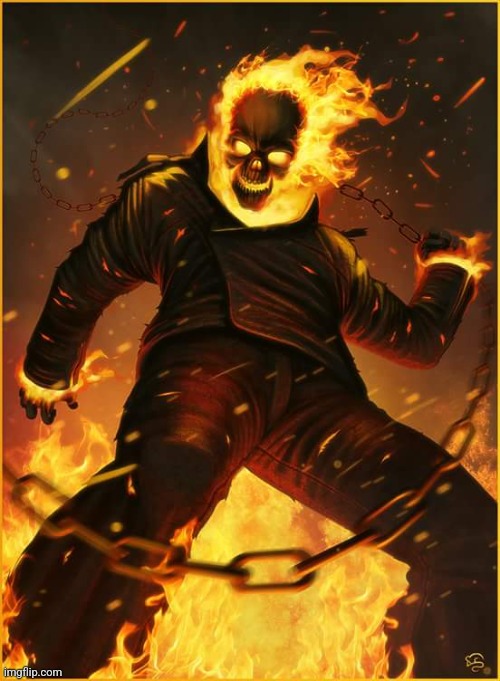 Ghost Rider fight | image tagged in ghost rider fight | made w/ Imgflip meme maker