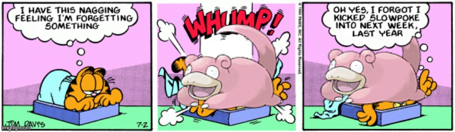 Garfield kicked a slowpoke last year.mp3 | made w/ Imgflip meme maker