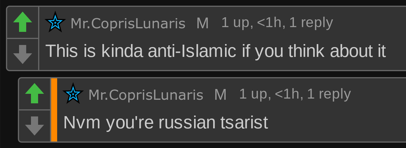 Anti-Islamic Tsarist Blank Meme Template