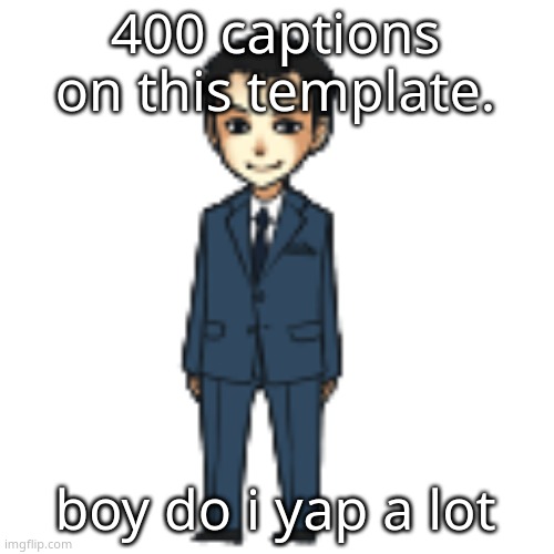hey kiera is this glitching rn | 400 captions on this template. boy do i yap a lot | image tagged in moriarty but a shimeji | made w/ Imgflip meme maker