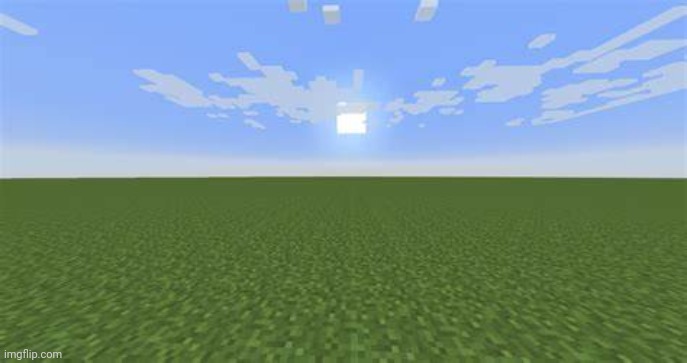 Minecraft Flat World | image tagged in minecraft flat world | made w/ Imgflip meme maker