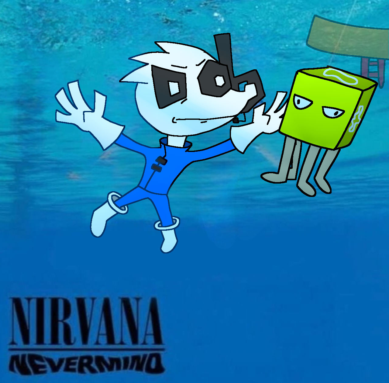 Nevermind Blank Meme Template