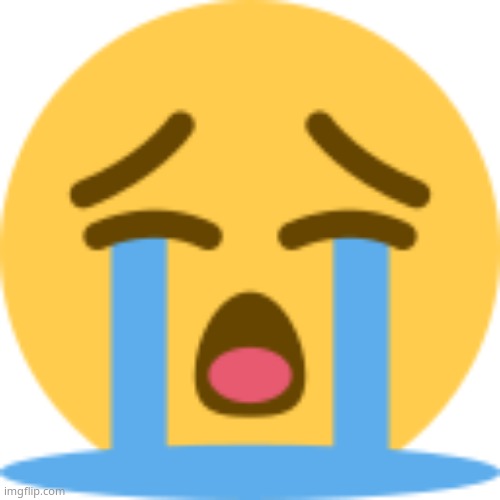 Crying emoji | image tagged in crying emoji | made w/ Imgflip meme maker