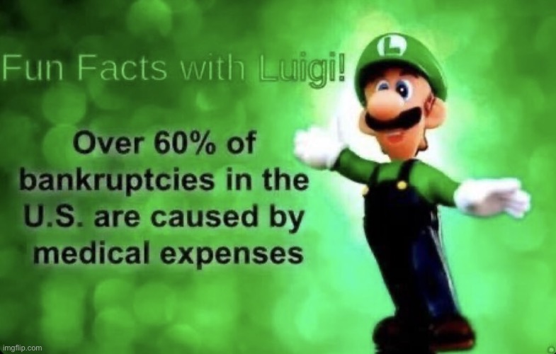 I didn’t make this (it’s from 2016), but what a prediction | image tagged in luigi healthcare,luigi,healthcare | made w/ Imgflip meme maker