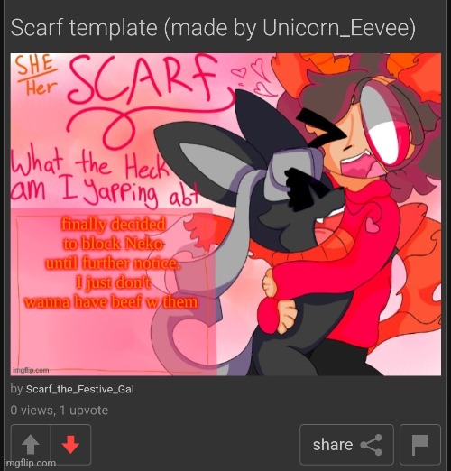 Reposted because scarf deleted it LMFAOO | made w/ Imgflip meme maker