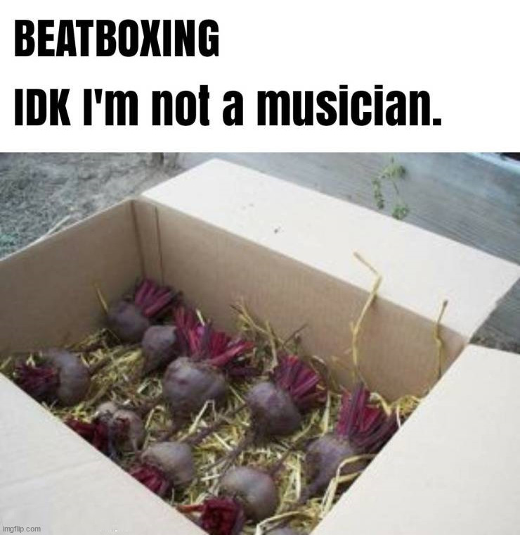 Beat box | image tagged in eyeroll | made w/ Imgflip meme maker