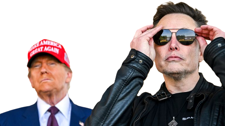 Trump Musk Blank Meme Template