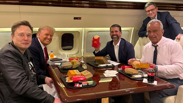 McDonald Trump Lunch Blank Meme Template