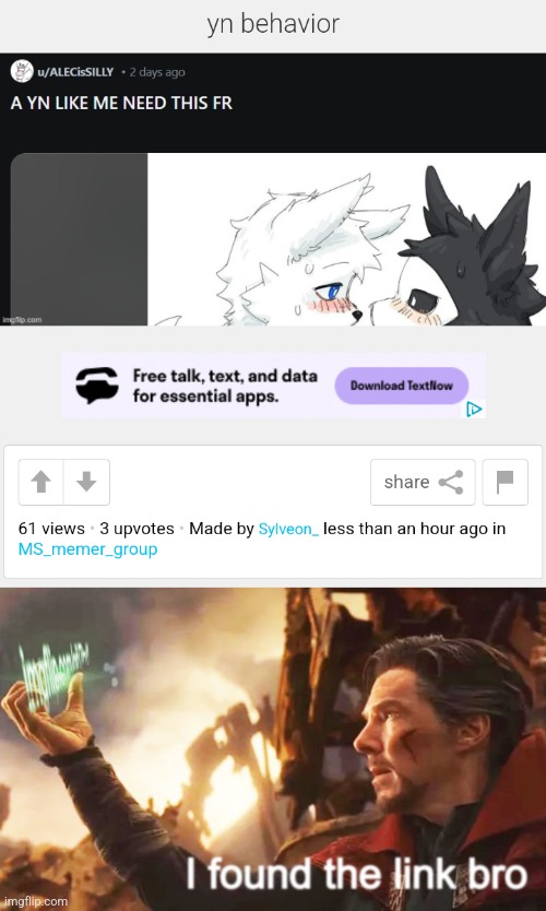 Cropped sex | image tagged in i found the link bro | made w/ Imgflip meme maker