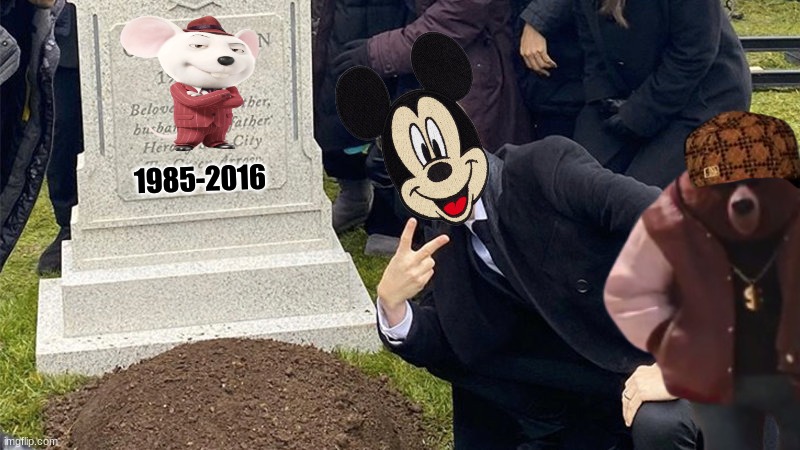 Mike the Mouse meme | 1985-2016 | image tagged in mickey mouse,rip,bear | made w/ Imgflip meme maker