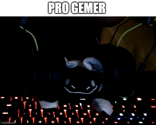 goober gemer | PRO GEMER | image tagged in protogen,gaming | made w/ Imgflip meme maker