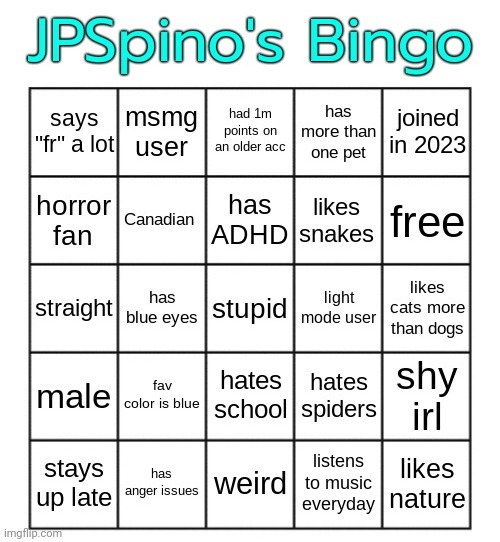 Do this | image tagged in jpspino's bingo | made w/ Imgflip meme maker