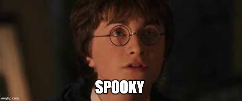 Spooky | SPOOKY | image tagged in harry potter | made w/ Imgflip meme maker