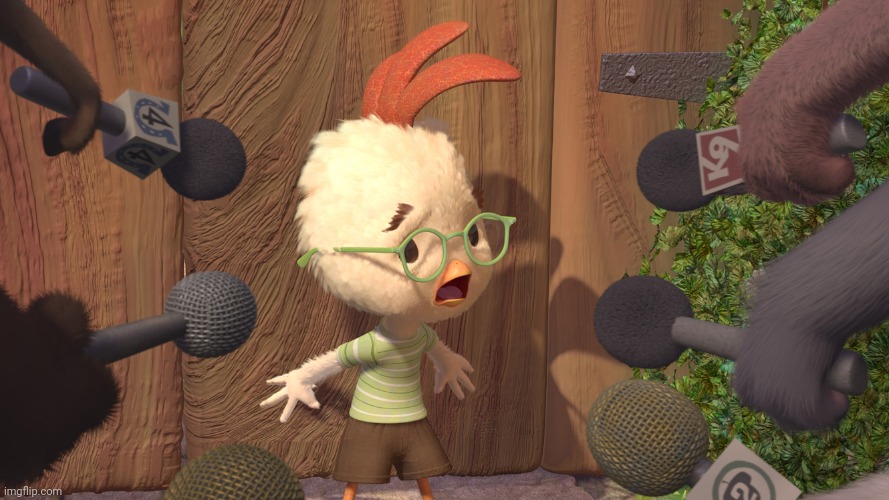 Chicken Little | image tagged in chicken little | made w/ Imgflip meme maker