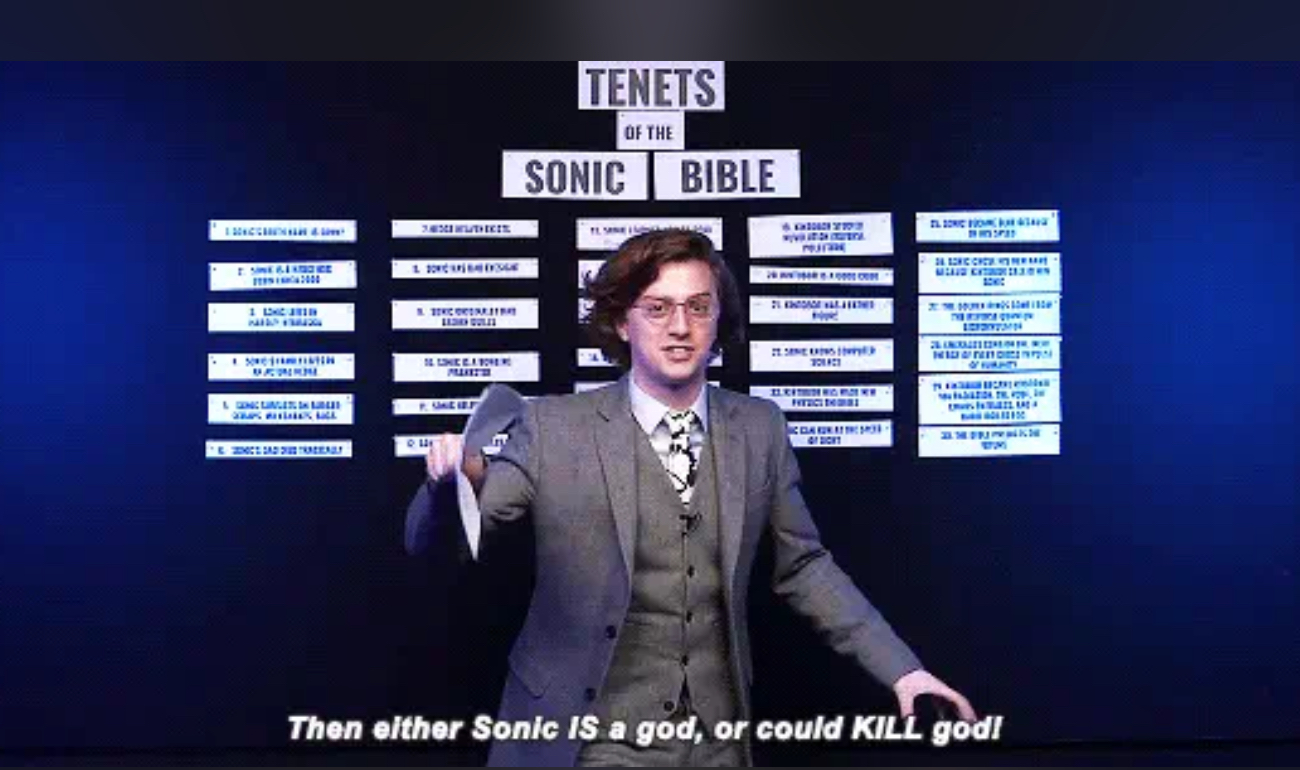 BDG Sonic is a god or could kill god Blank Meme Template