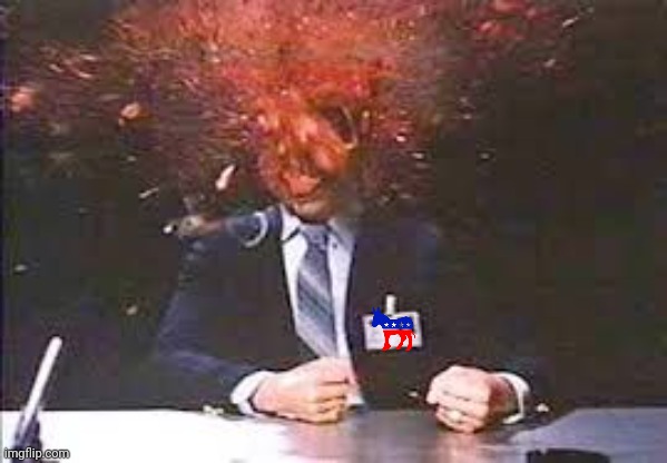 Exploding head | image tagged in exploding head | made w/ Imgflip meme maker