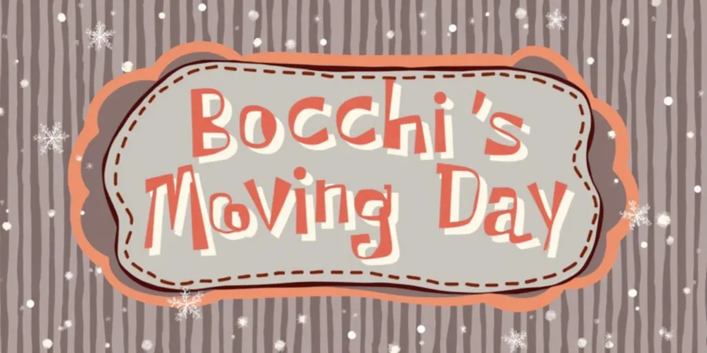 Bocchi Experiment Episode 4: Bocchi's Moving Day (Title Card) Blank Meme Template