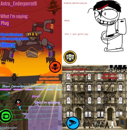 Dimension bird announcement template | Plug; Silence | image tagged in dimension bird announcement template | made w/ Imgflip meme maker