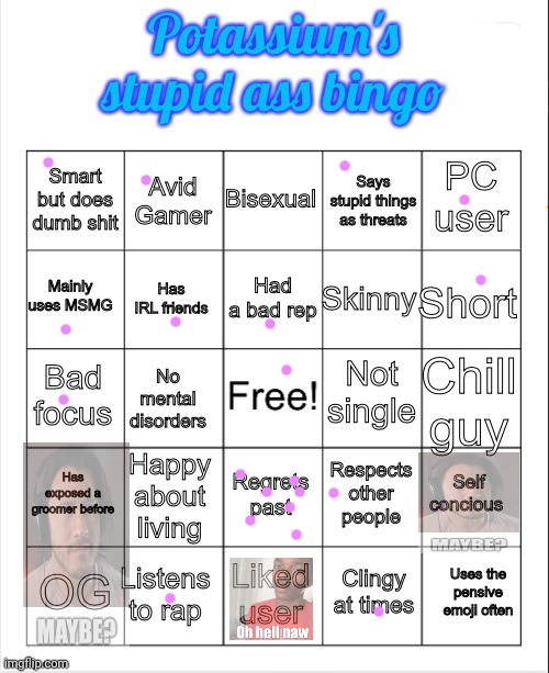 Hivemindhivemindhivemindhivemindhivemindhivemindhivemind | image tagged in potassium's stupid ass bingo | made w/ Imgflip meme maker