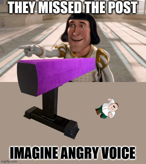 more? | THEY MISSED THE POST; IMAGINE ANGRY VOICE | image tagged in farquaad pointing | made w/ Imgflip meme maker