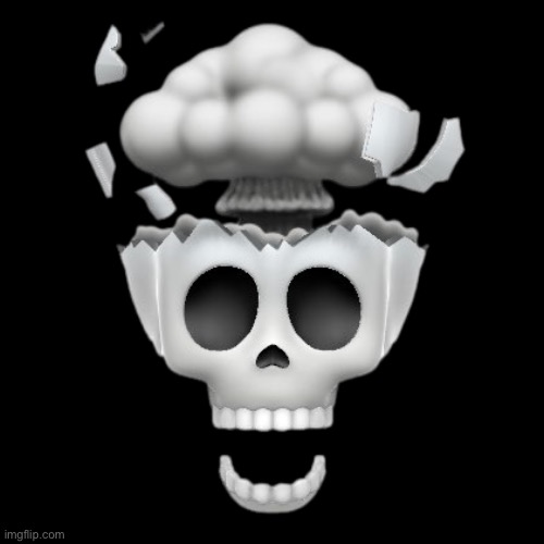 mindblown skull | image tagged in mindblown skull | made w/ Imgflip meme maker