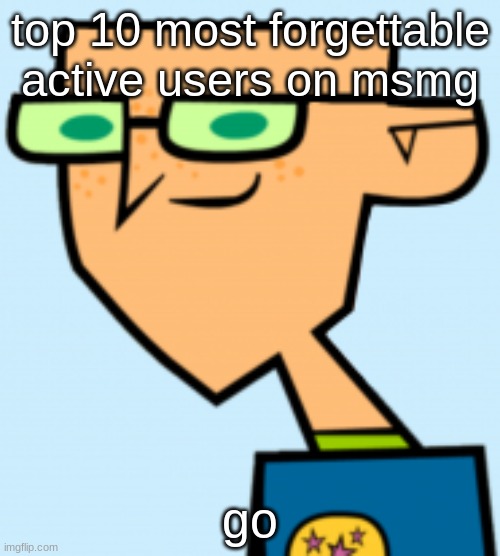 harold | top 10 most forgettable active users on msmg; go | image tagged in harold | made w/ Imgflip meme maker