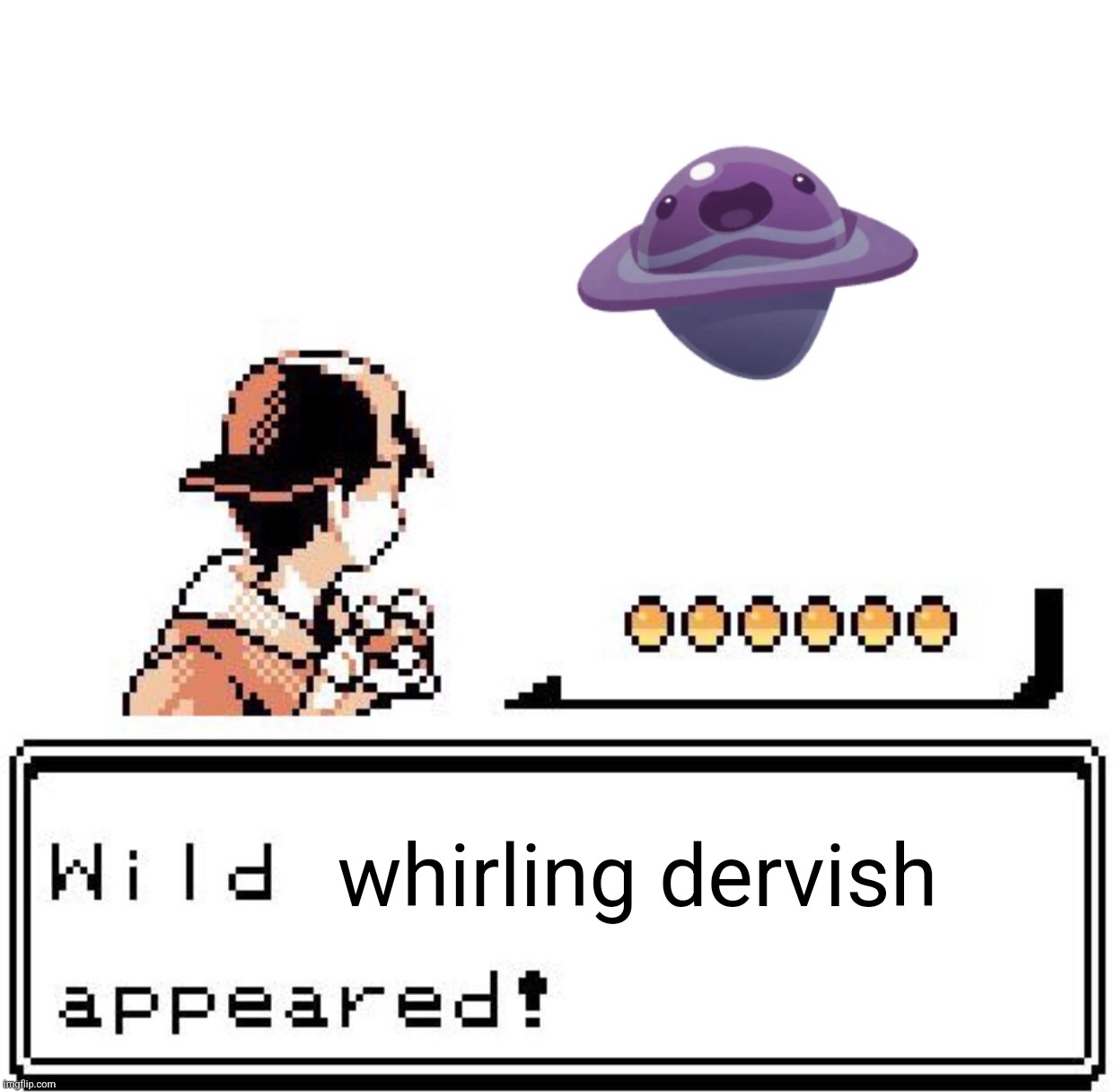 May she remain forever wild | whirling dervish | image tagged in blank wild pokemon appears,whirling dervish,dervish | made w/ Imgflip meme maker