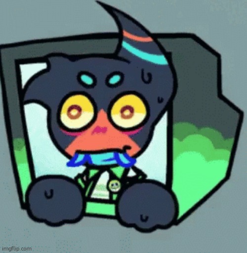 regretevatorposting | image tagged in shocked regretevator gregoriah | made w/ Imgflip meme maker