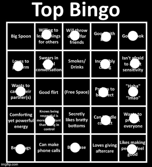 DESI WHAT HAVE YOU DONE TO ME TºT | image tagged in top bingo | made w/ Imgflip meme maker