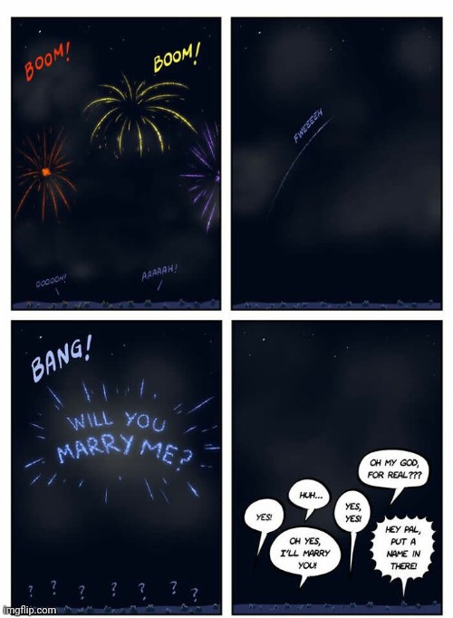 To be married like fireworks | image tagged in married,marry,fireworks,boom,comics,comics/cartoons | made w/ Imgflip meme maker