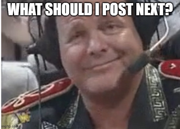 Jerry Lawler "really bro?" | WHAT SHOULD I POST NEXT? | image tagged in jerry lawler really bro | made w/ Imgflip meme maker