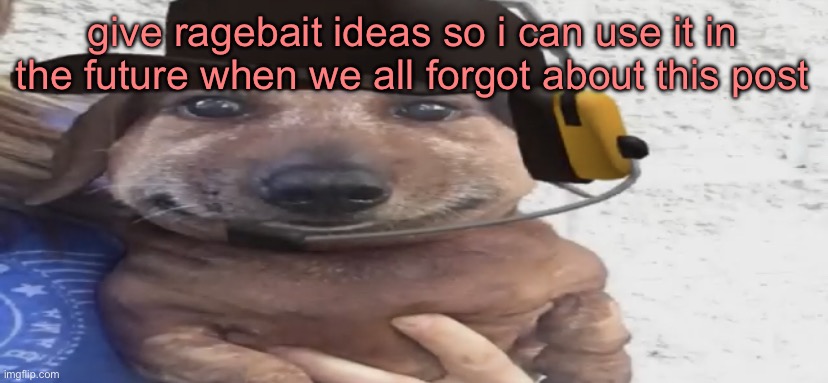 chucklenuts | give ragebait ideas so i can use it in the future when we all forgot about this post | image tagged in chucklenuts | made w/ Imgflip meme maker