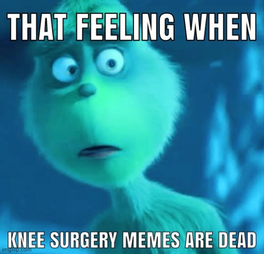 knee surgery dead | image tagged in knee surgery dead | made w/ Imgflip meme maker