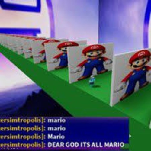 This image was everywhere so I put it on here. You're welcome. | image tagged in mario | made w/ Imgflip meme maker