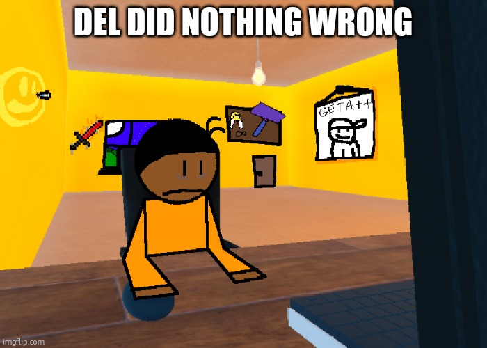 *uncomfort* | DEL DID NOTHING WRONG | image tagged in uncomfort | made w/ Imgflip meme maker